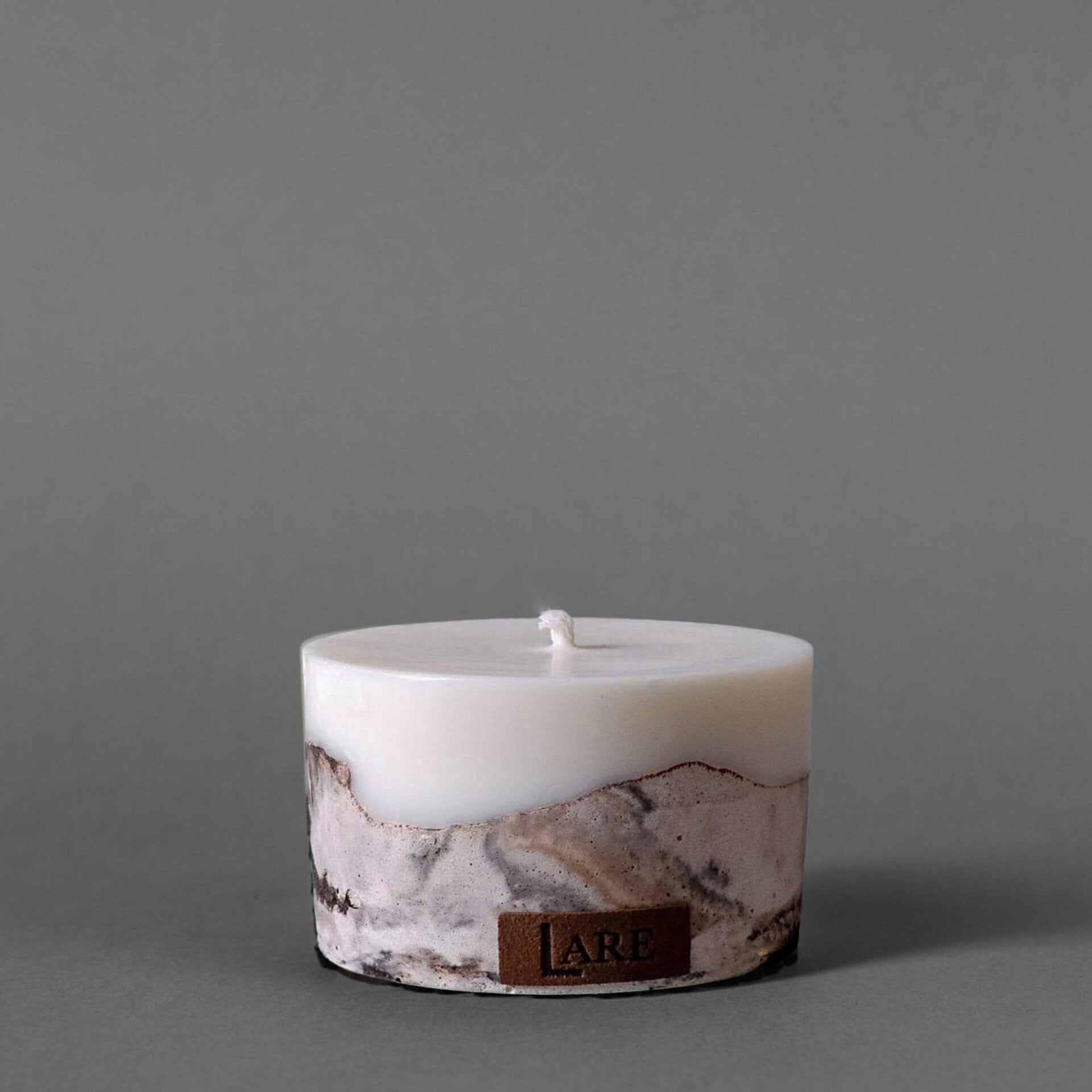 Interior candle - BROWN MARBLE