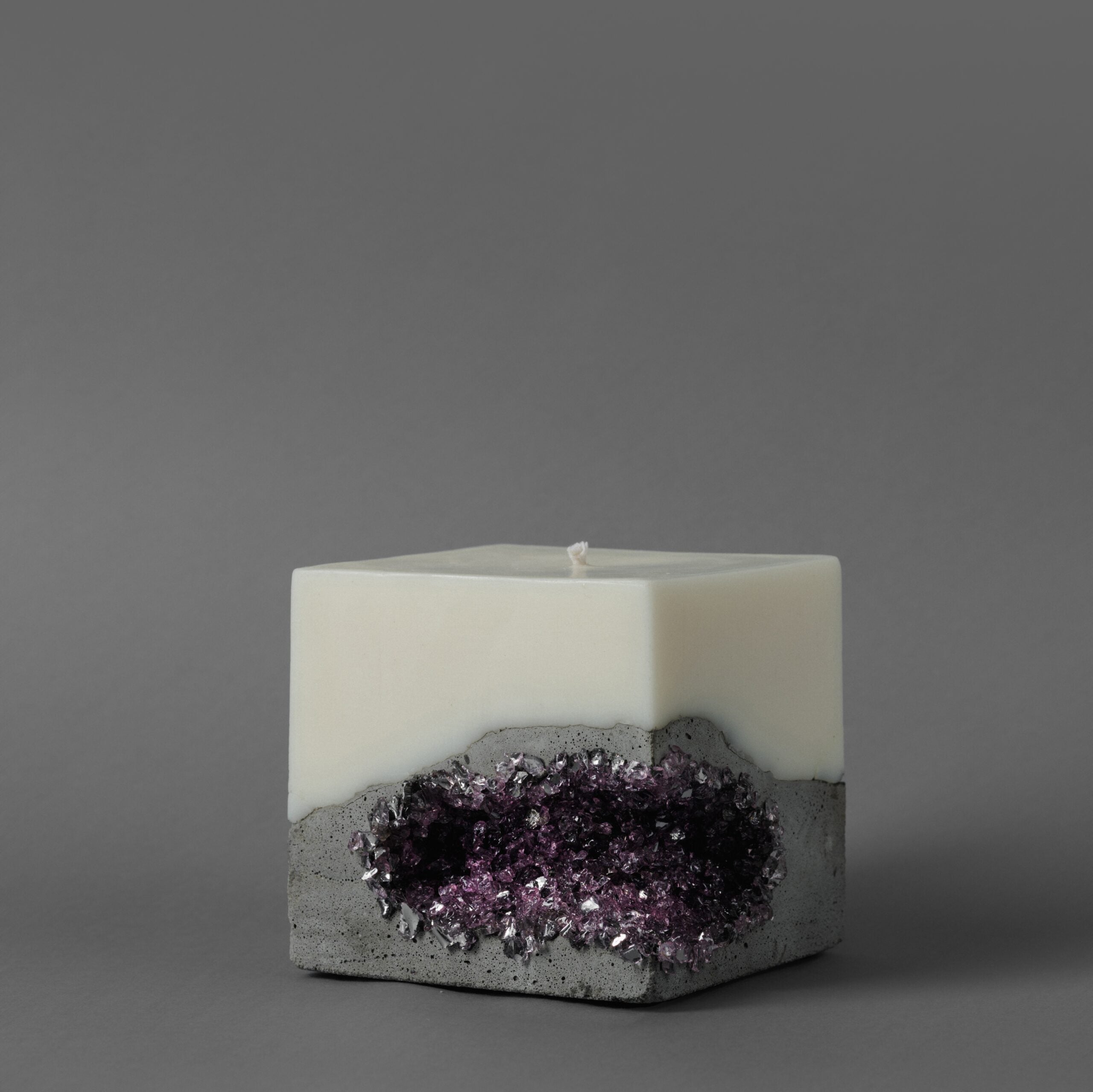 Square Candle — Purple