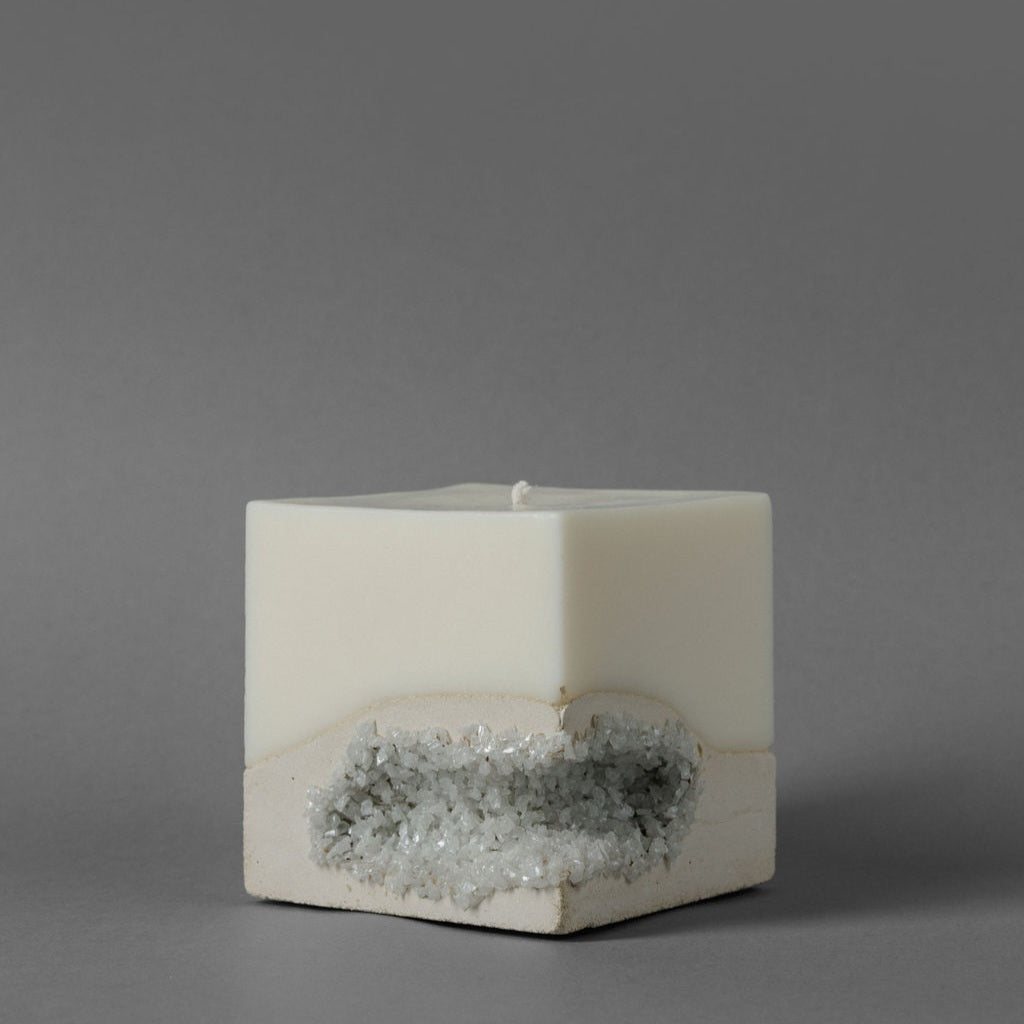 Square Candle — Pearl