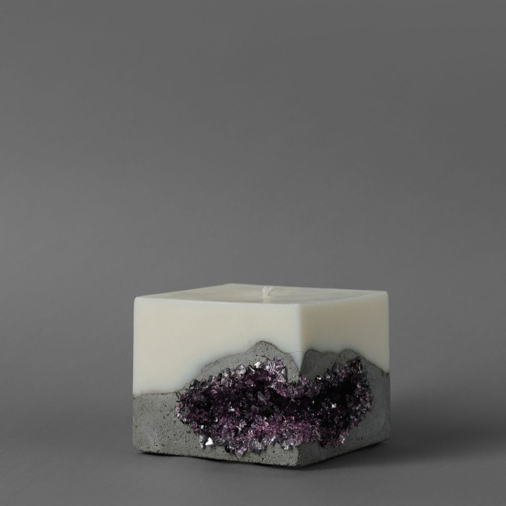 Square Candle — Purple