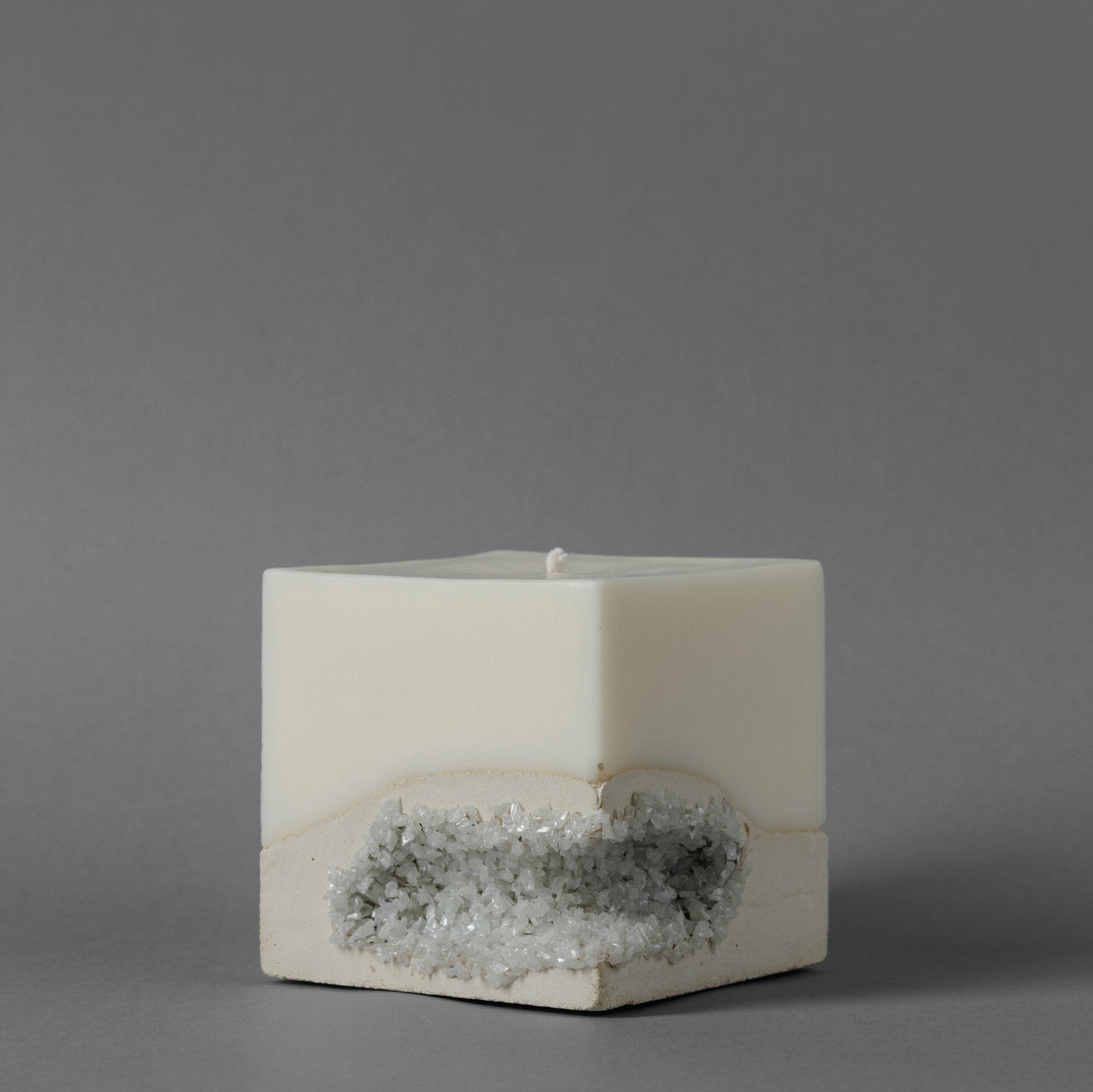 Square Candle — Pearl