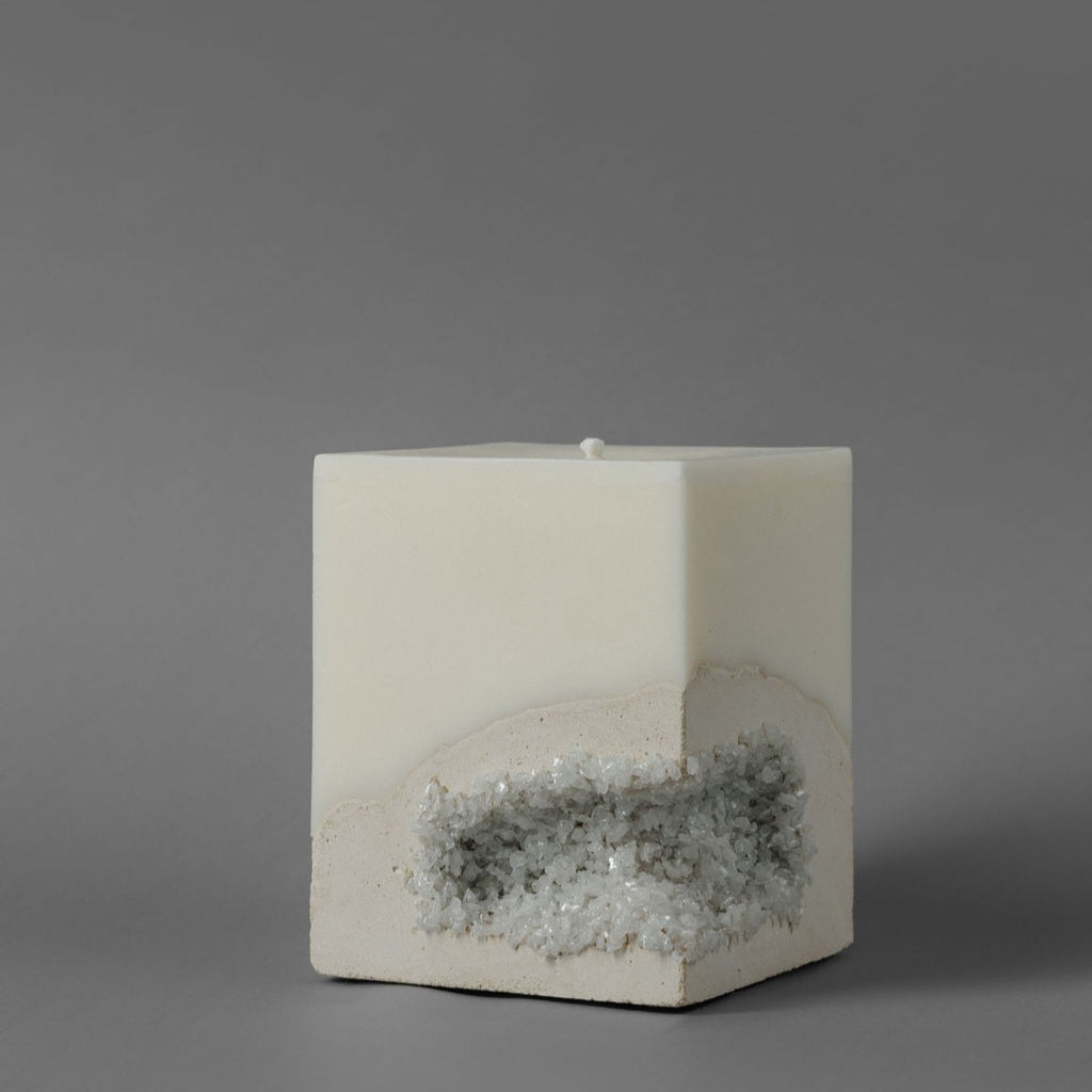 Square Candle — Pearl